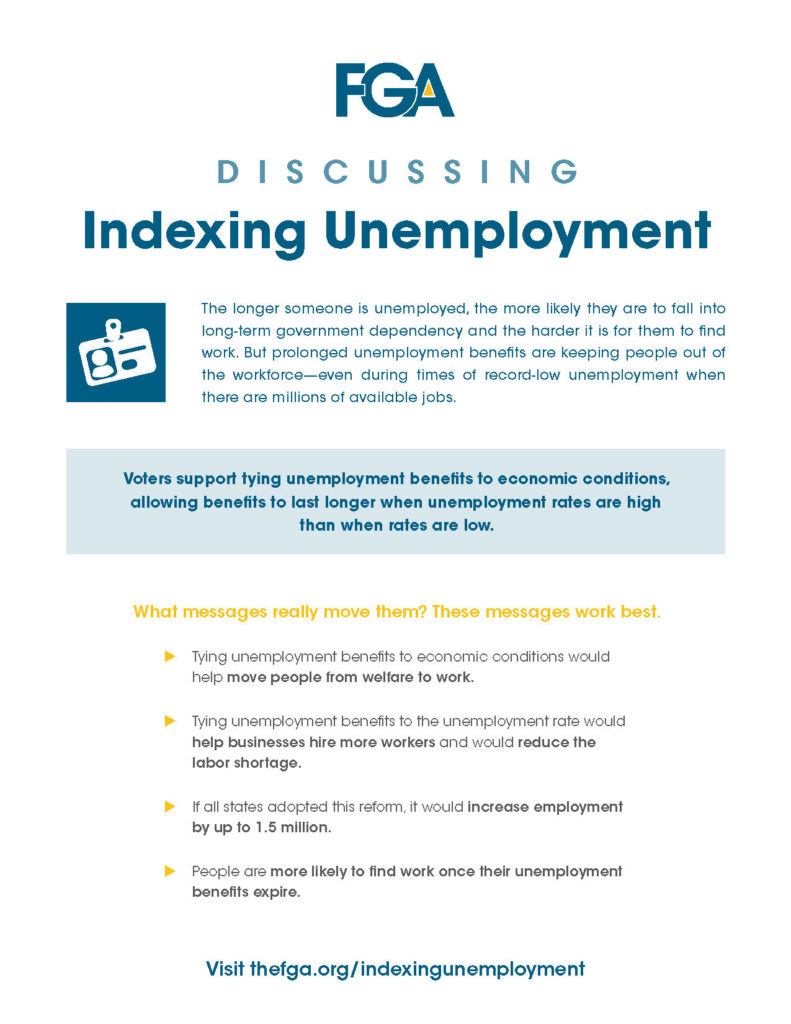 indexing unemployment