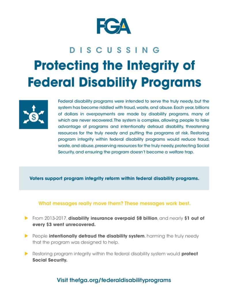 disability program integrity