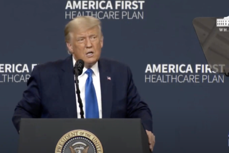 Image for PRESIDENT TRUMP DELIVERS SIGNIFICANT AMERICA FIRST HEALTH CARE VISION