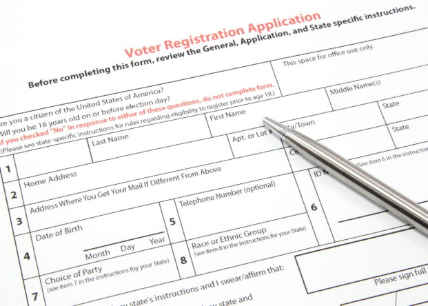 secure voter registration