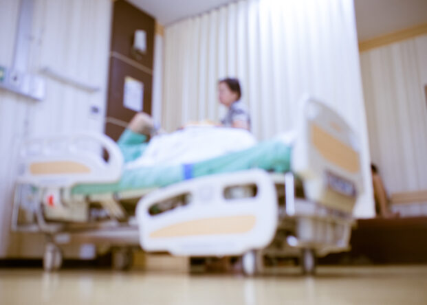 Abstract Blur Modern Hospital Beds, Hospital Rooms