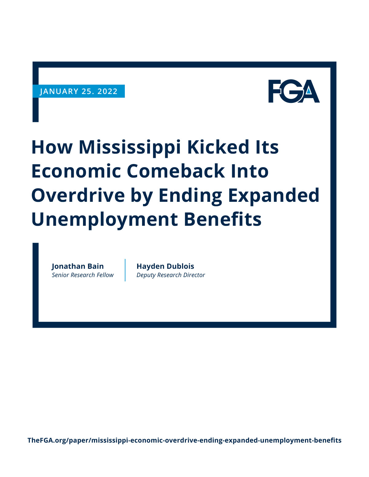 How Mississippi Kicked Its Economic Comeback Into Overdrive by Ending Expanded Unemployment Benefits
