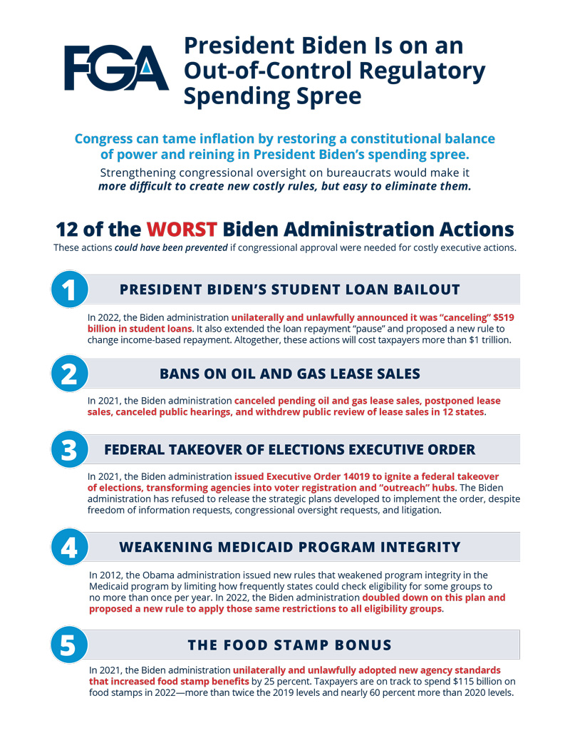 President Biden Is on an Out-of-Control Regulatory Spending Spree