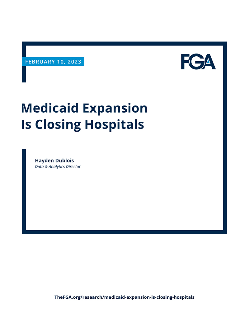Medicaid Expansion Is Closing Hospitals