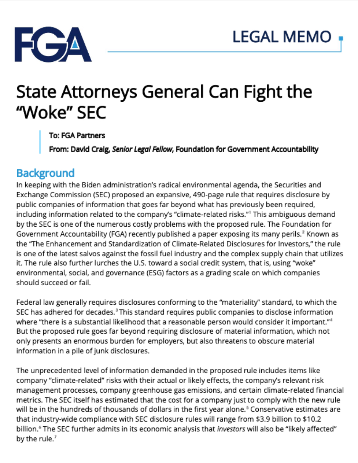 State Attorneys General Can Fight the “Woke” SEC