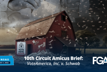 Image for FGA Amicus Brief: VoteAmerica, Inc. v. Schwab