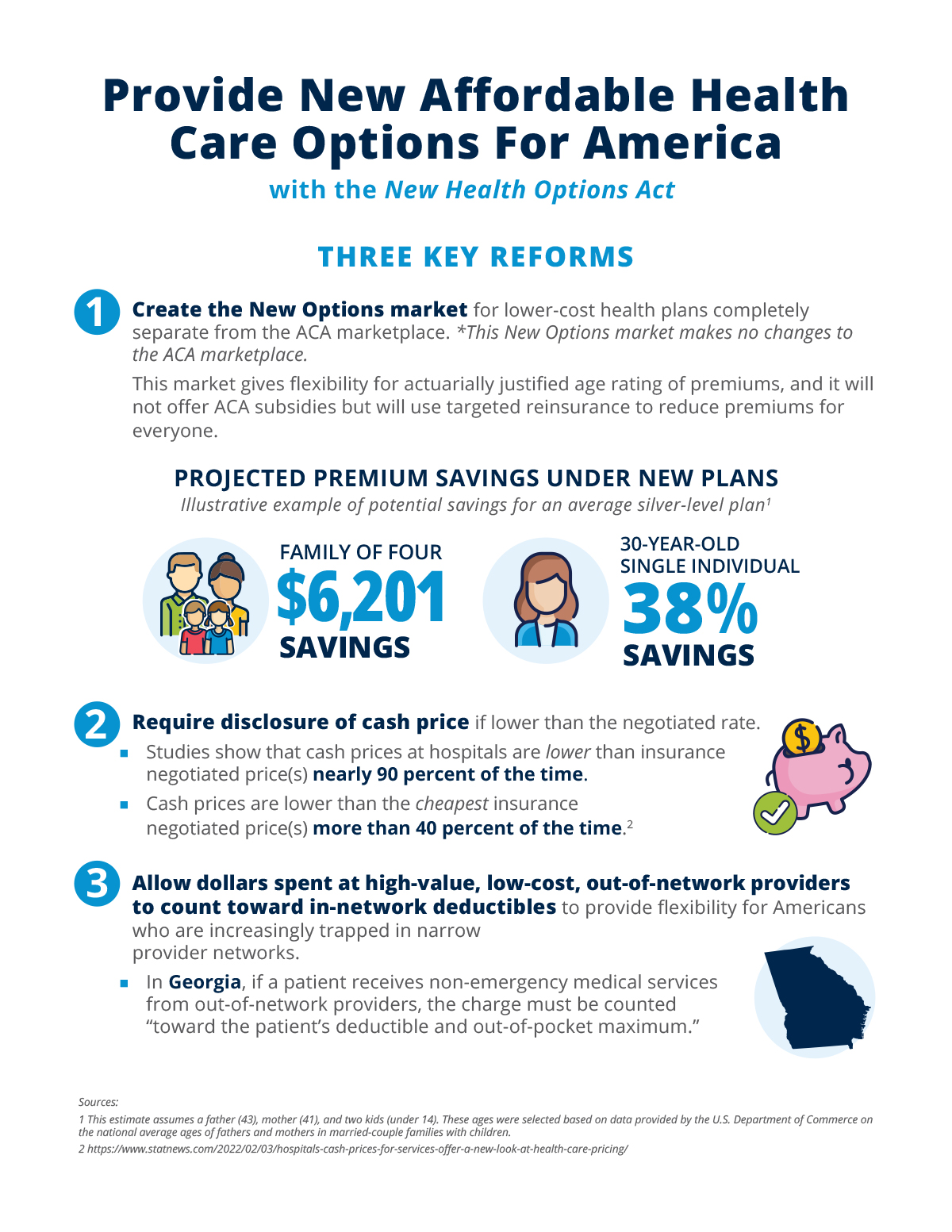 Provide New Affordable Health Care Options For America